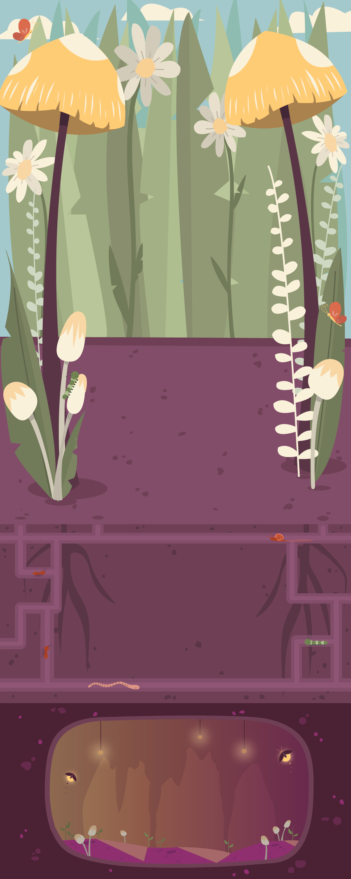 graphics for a webpage on the 'Kids Village' website
