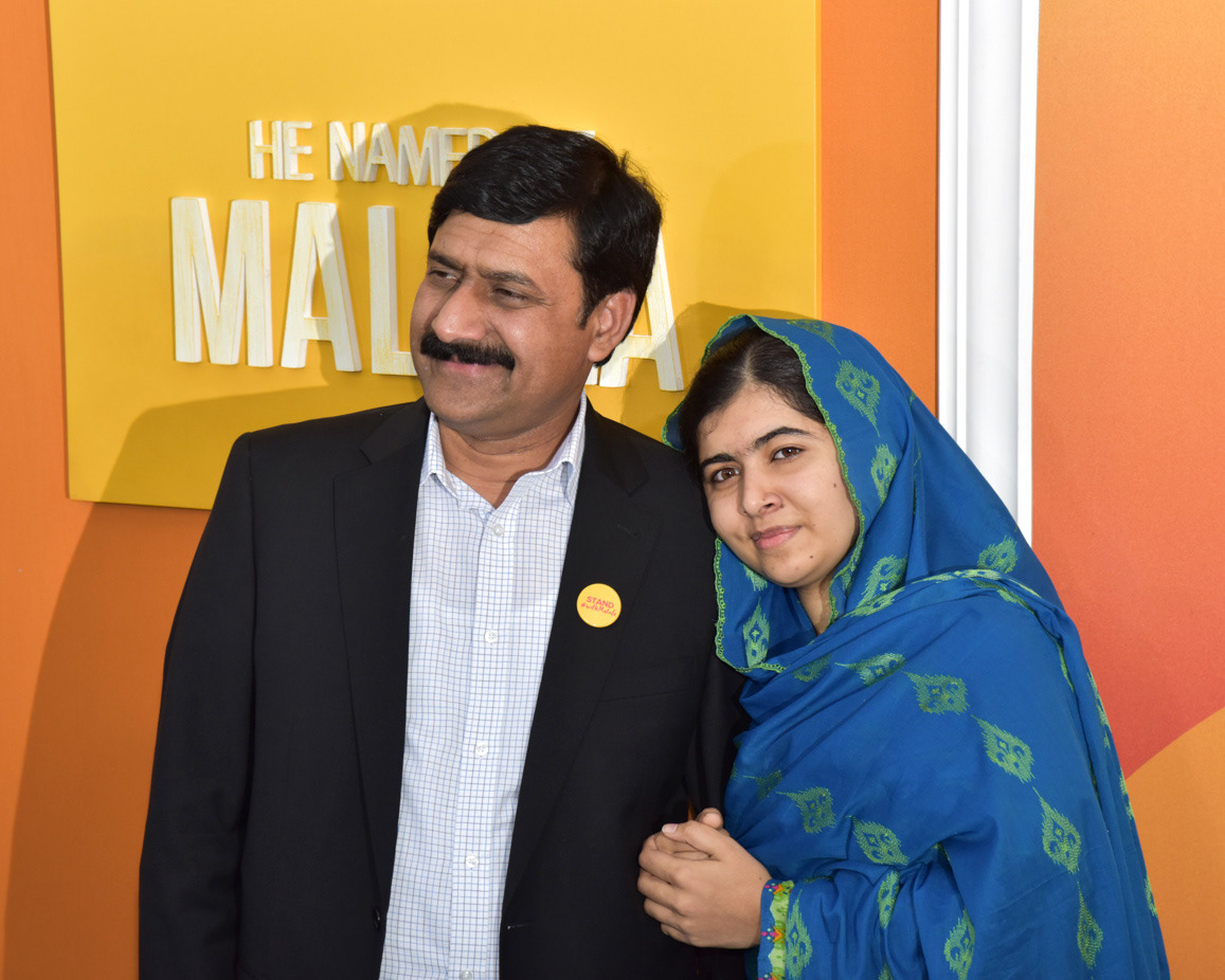 Ziauddin Yousafzai and Malala Yousafzai