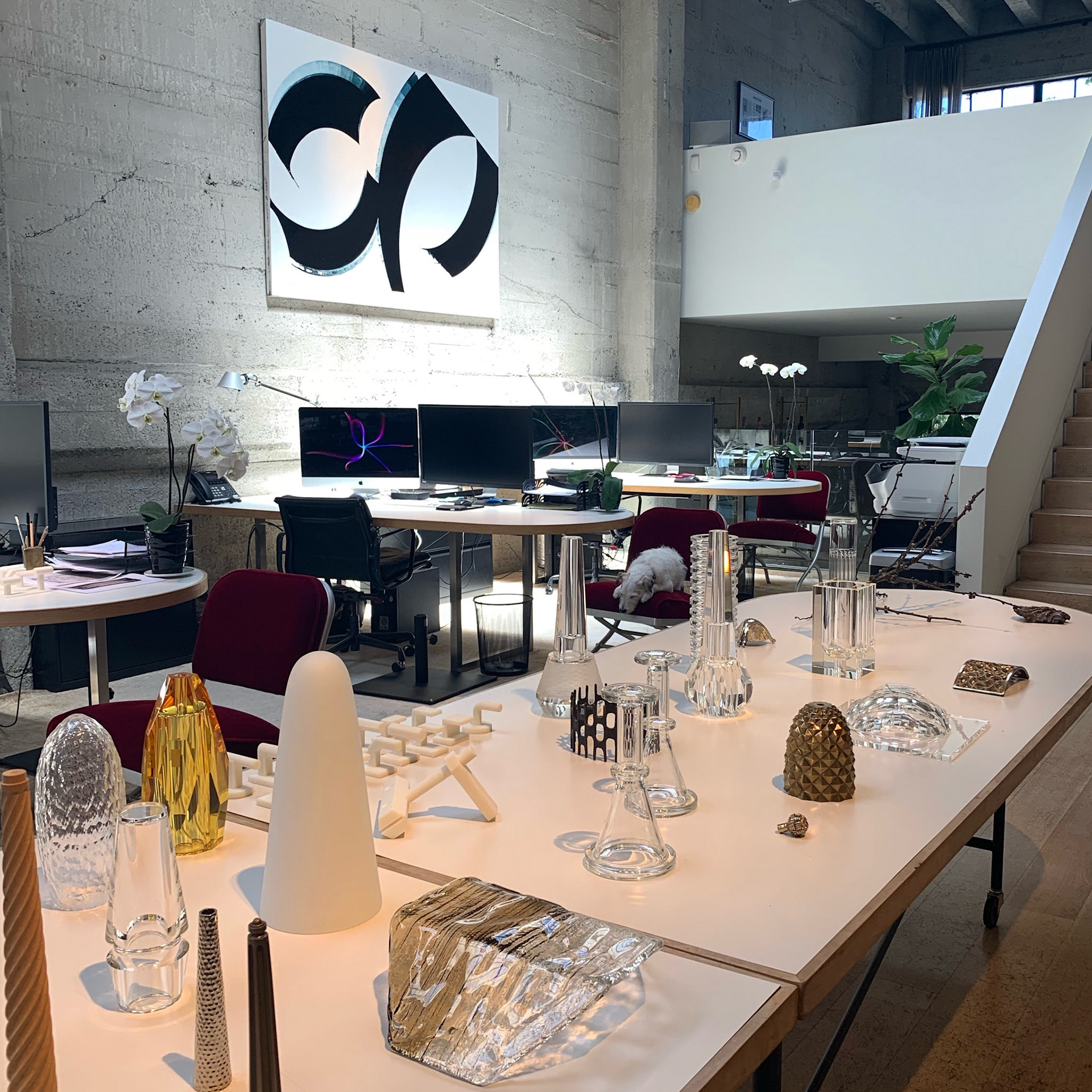 Jonathan Browning's design studio.