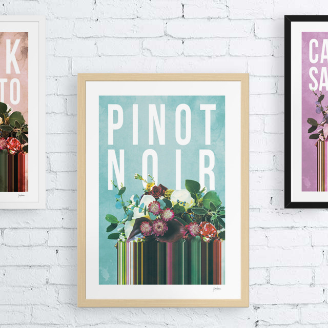 Pinot Noir Wine Print