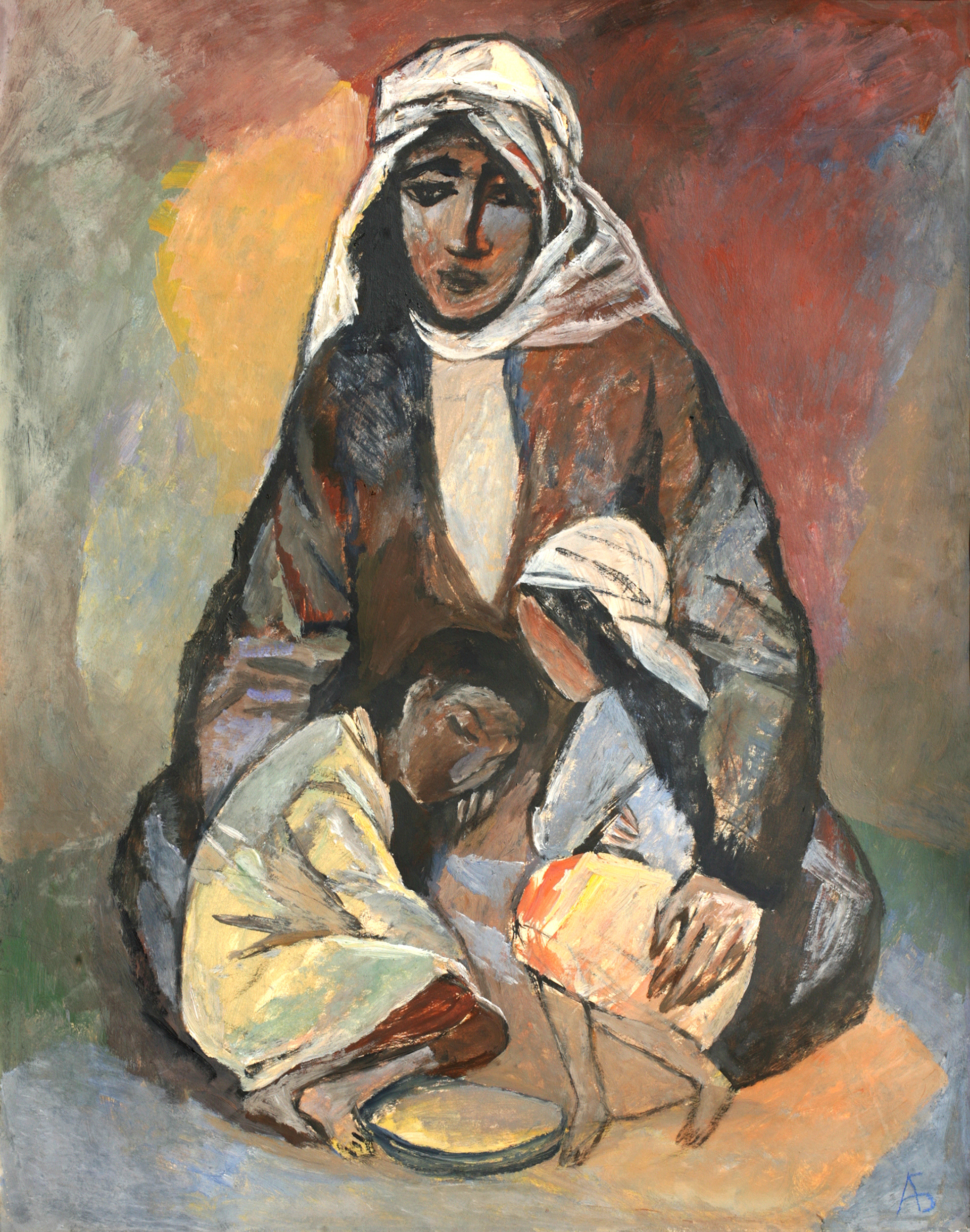 Цыганка. 2000 г., х.м., 64x49