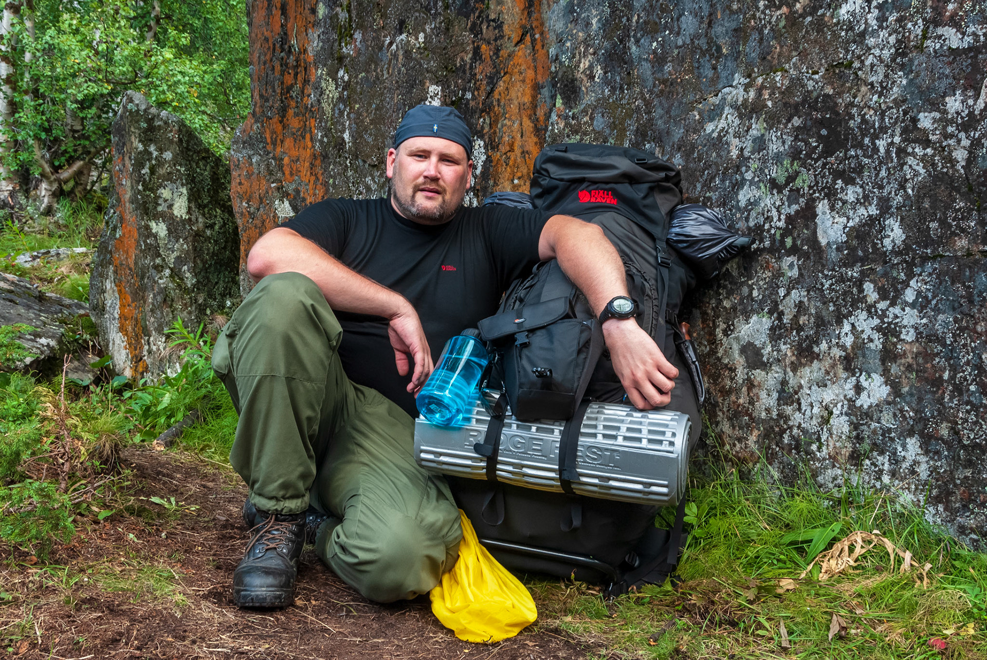 Självporträtt, Dag Hammarsköldleden, Kungsleden