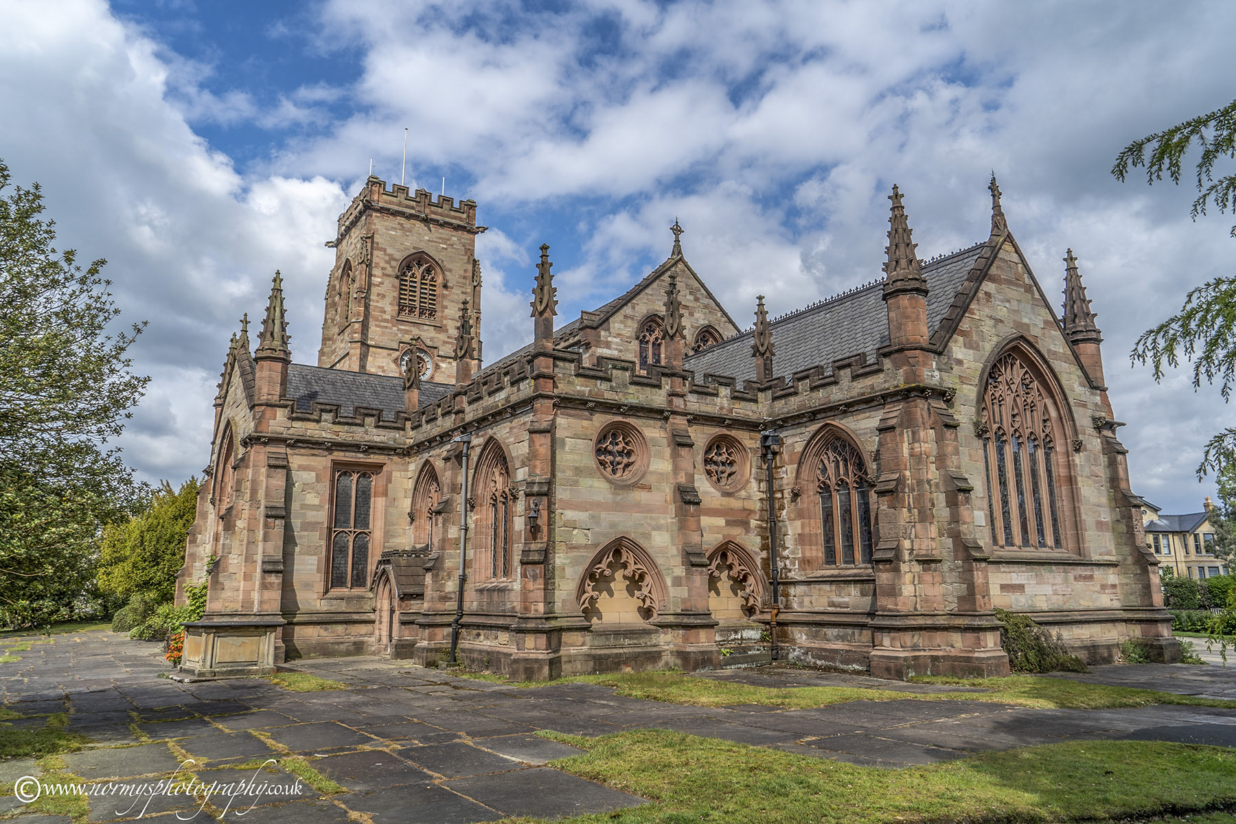 Bowdon Church side view
