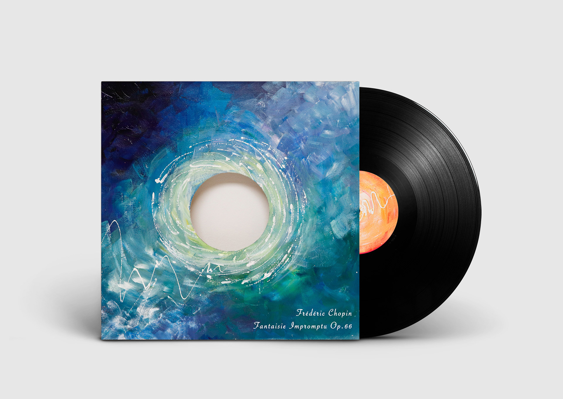 Crystal Huang Design Portfolio Fantaisie Impromptu Op 66 Record Design