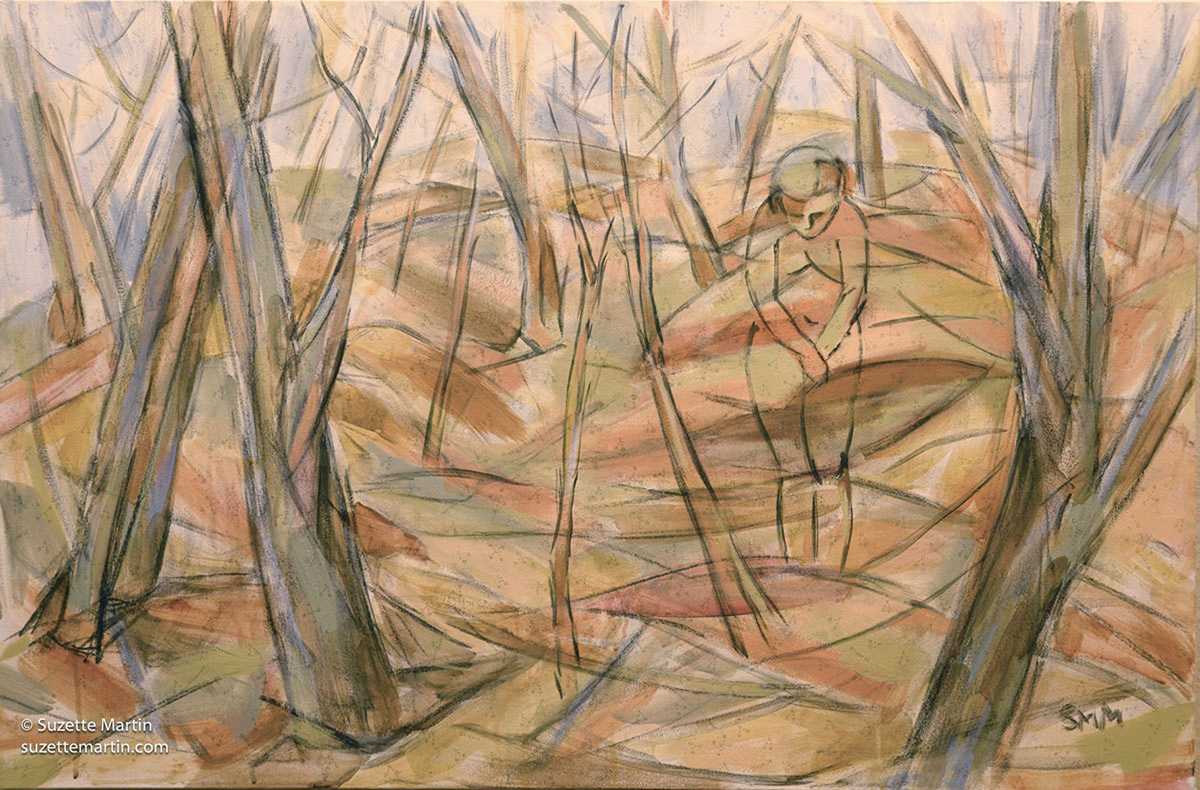 Untitled, Dryads of the Anthropocene series. 36'W x 24"H