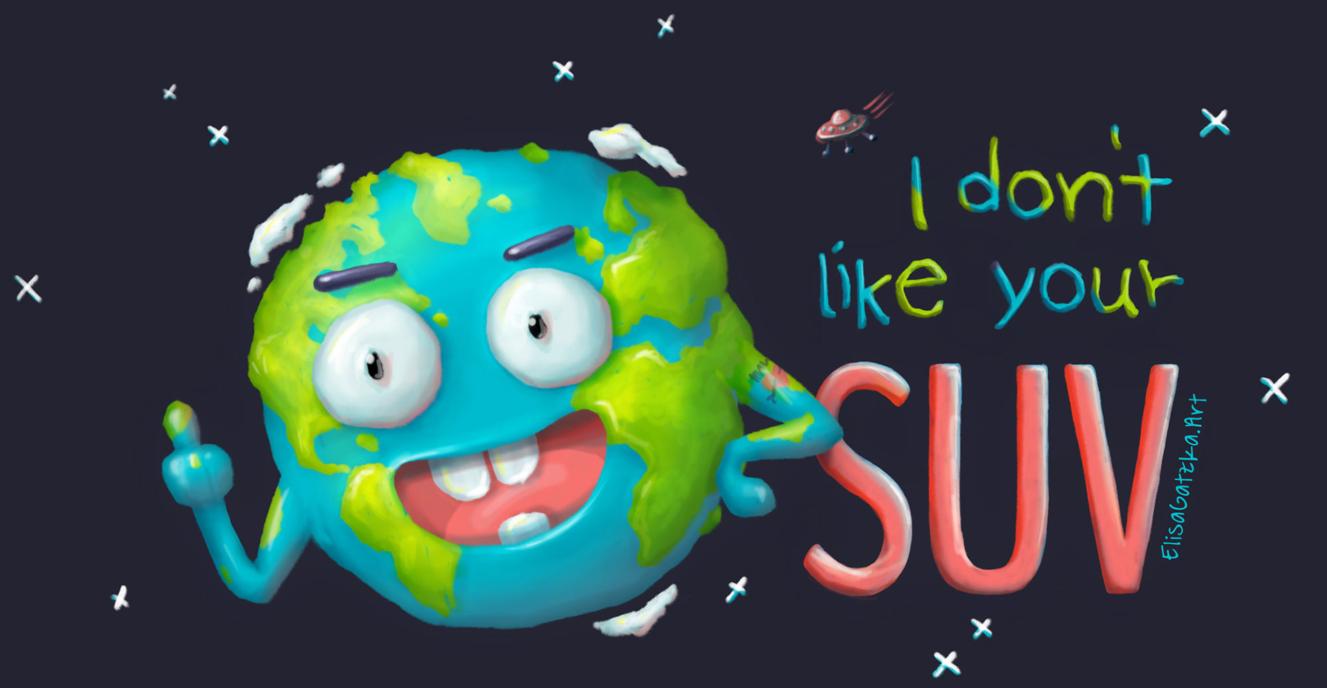 The earth doesn't like your SUV