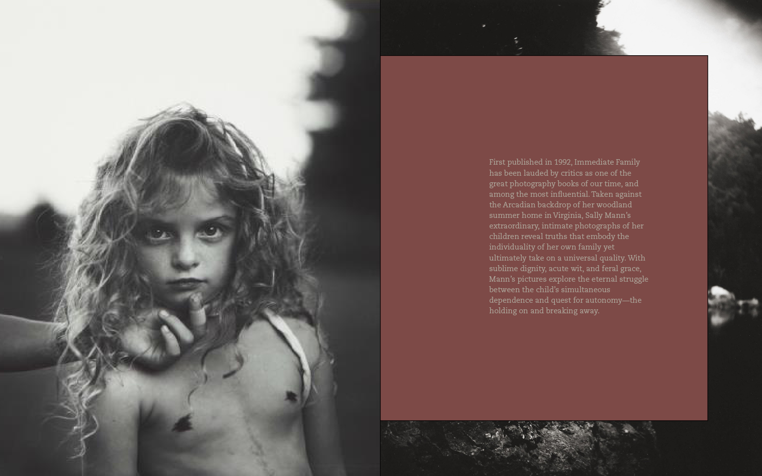 Marina Nolen Sally Mann Exhibition Catalogue 7288