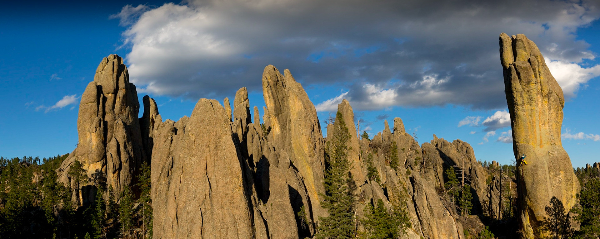 Les Needles, Dakota du Sud, escalade