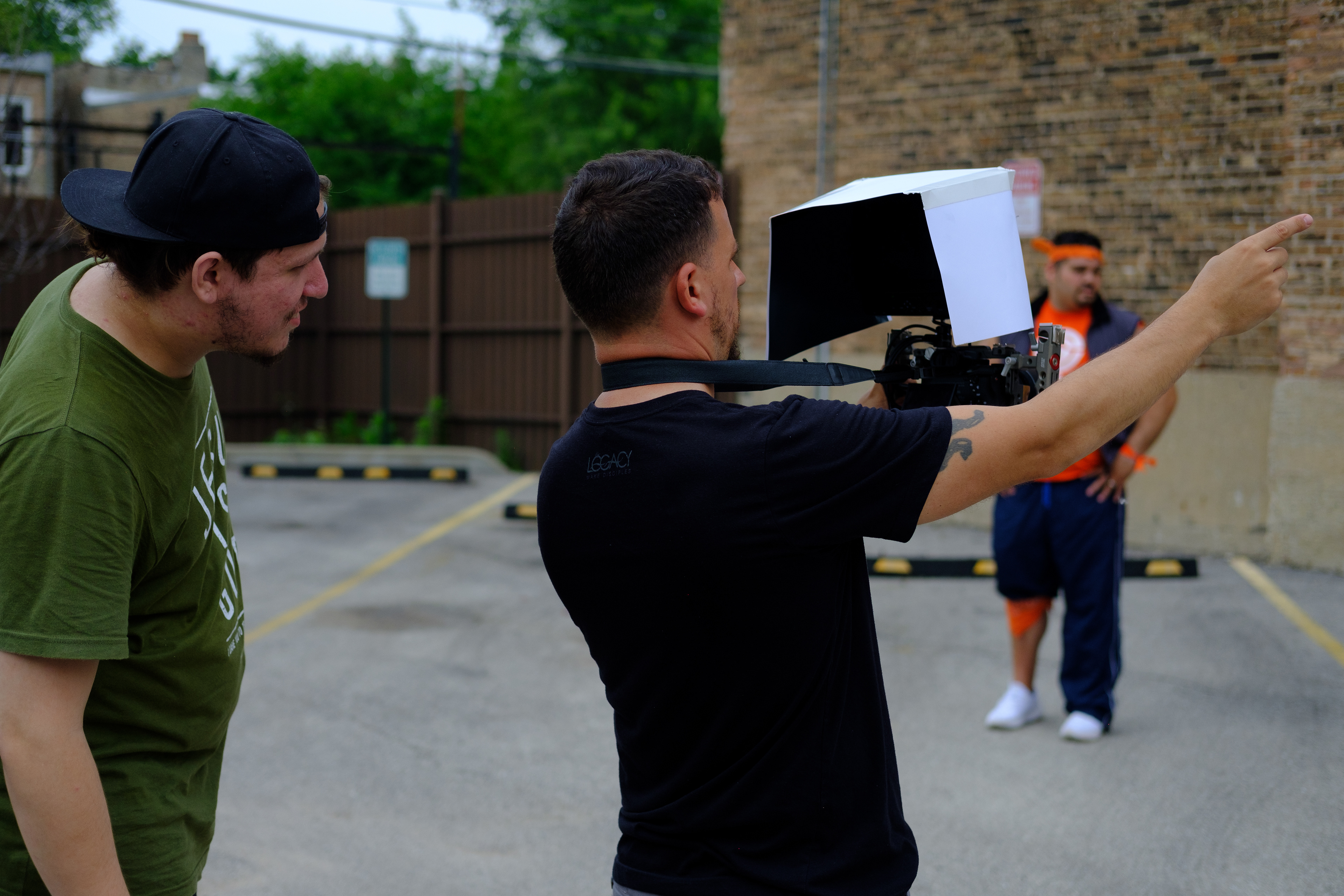 Some bts for a video GRIP was producing for a volunteer dinner