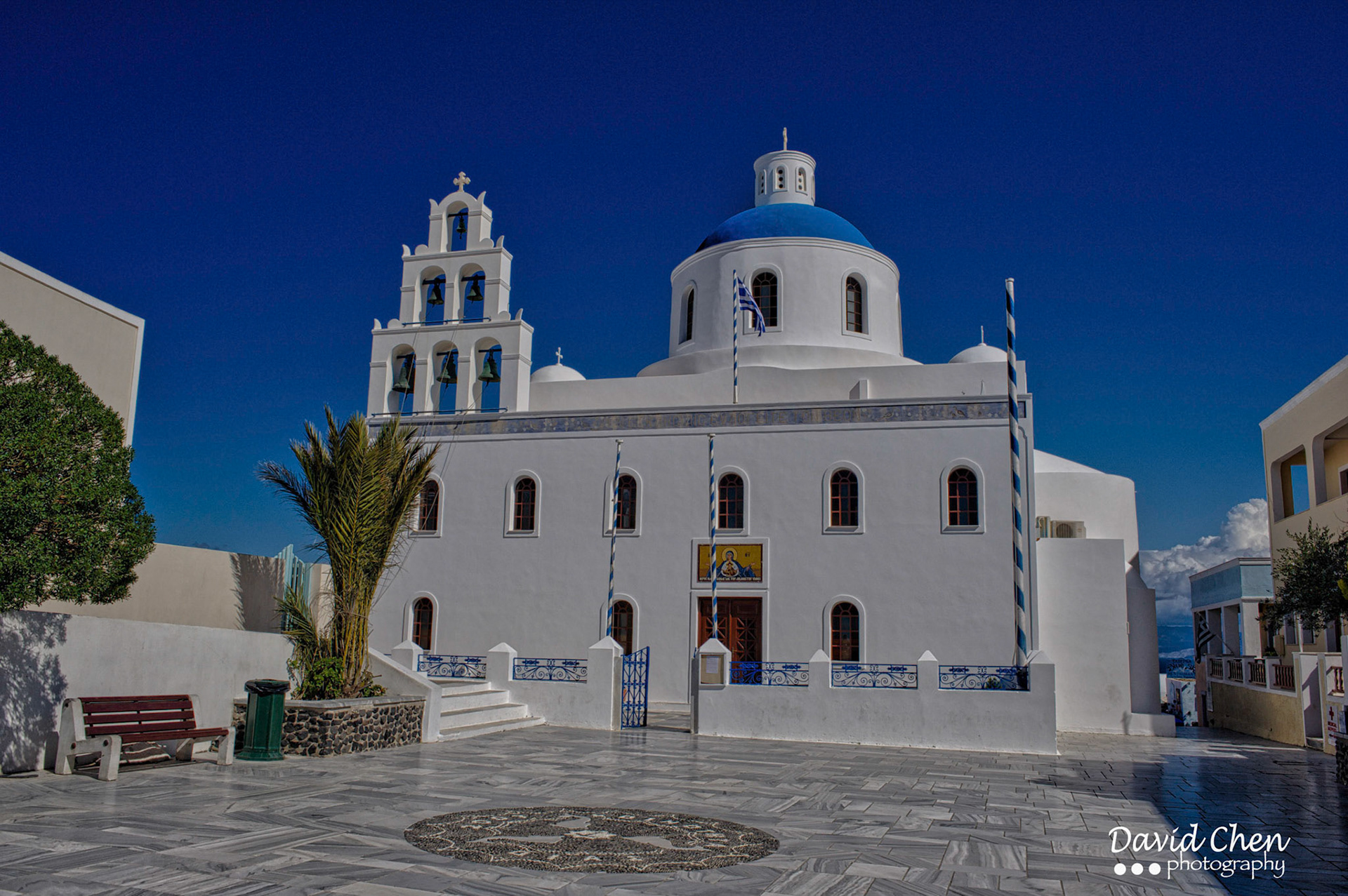 Church of Panagia Platsani, Oia, Santorini, Greece