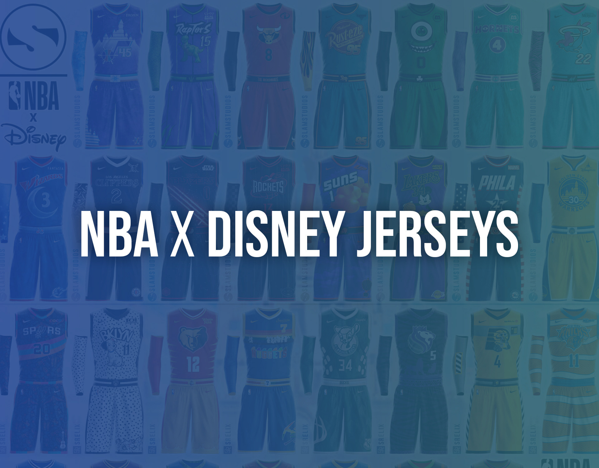SRELIX Portfolio - NBA x Disney Uniform Concepts