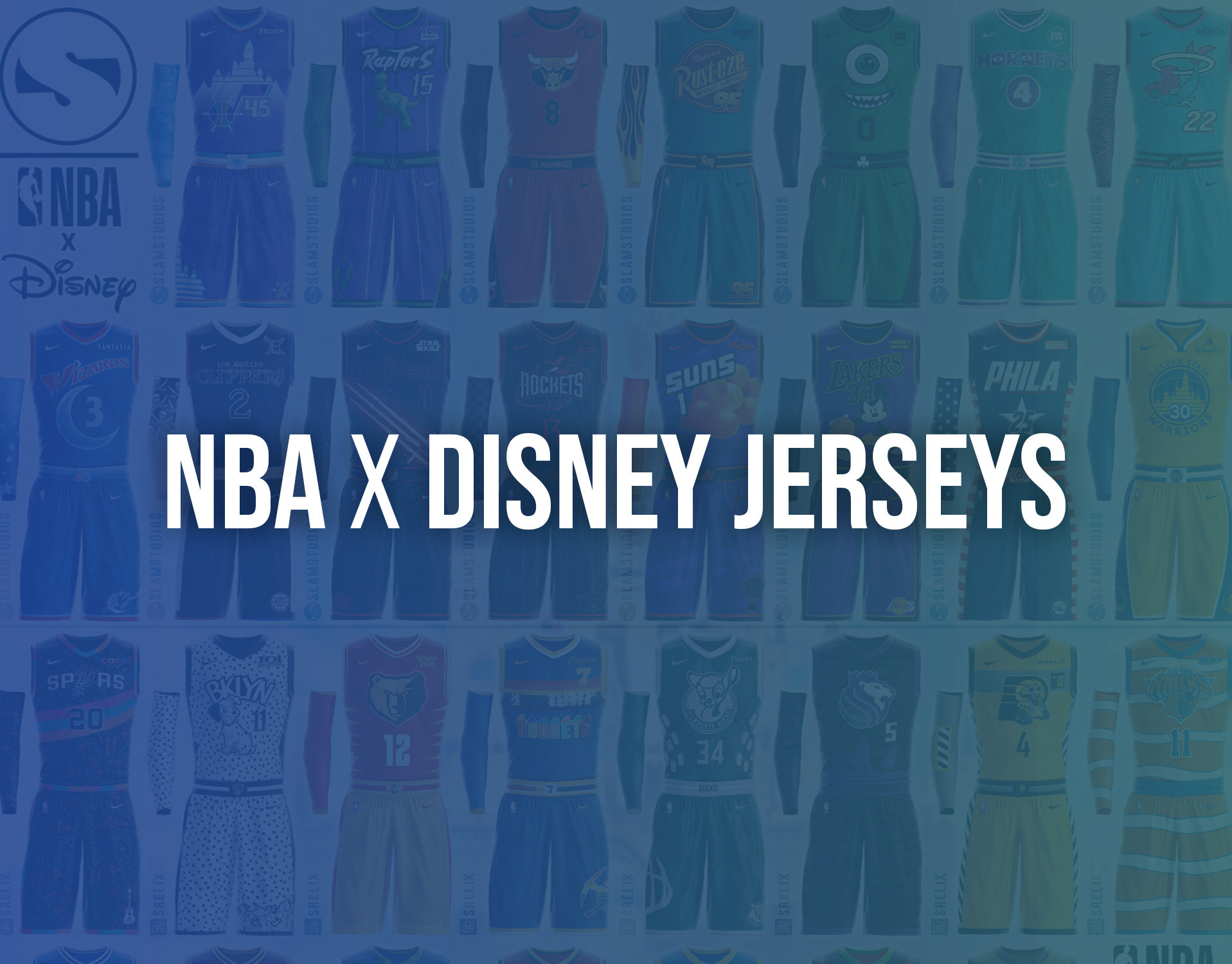 SRELIX Portfolio - NBA x Superhero Jersey Concepts