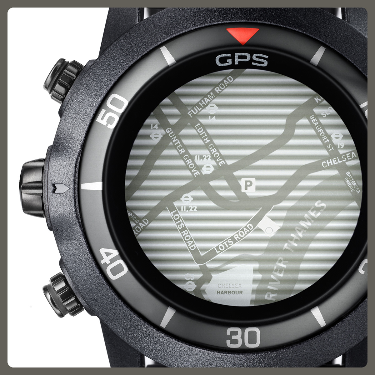 GPS watch, conceptual image, Pete Gardner, Photographer, Studio, Still Life, London, UK, © Copyright Pete Gardner