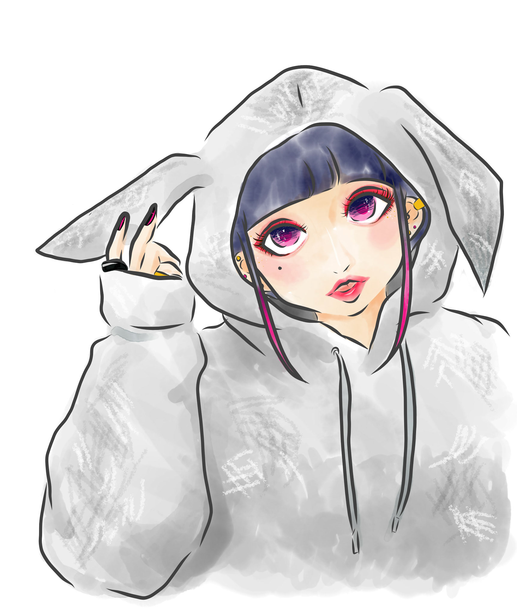 地雷メイク女子