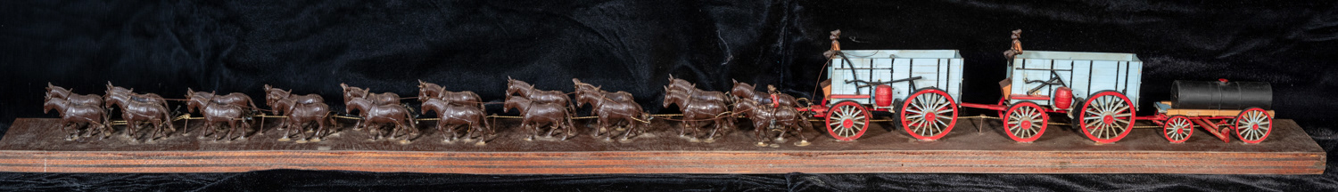 20 mule team Borax wagon train featured on "Death Valley Days" TV series (1952-1970)