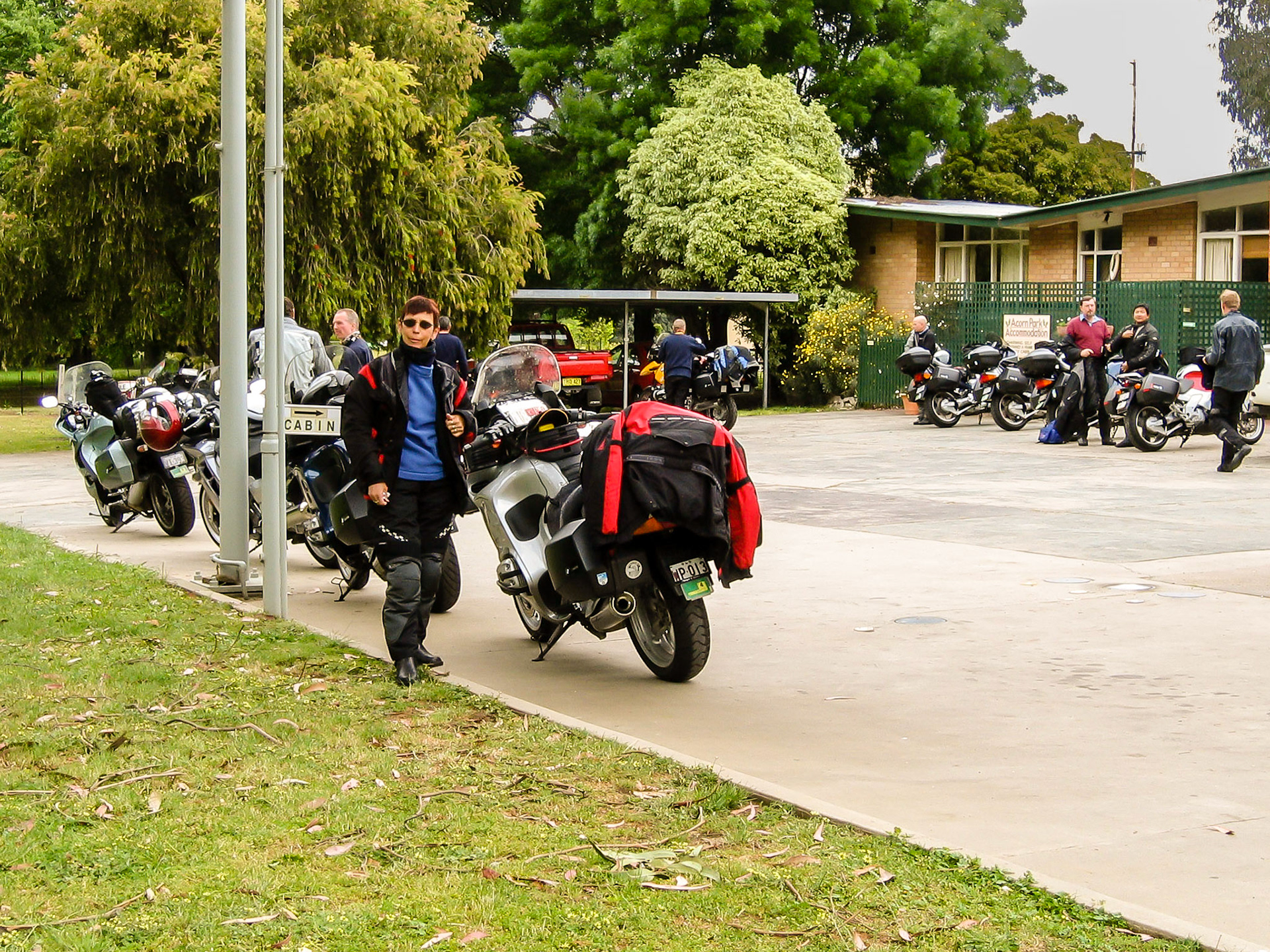 Lunch stop on Motorbike Tour - Khancoban