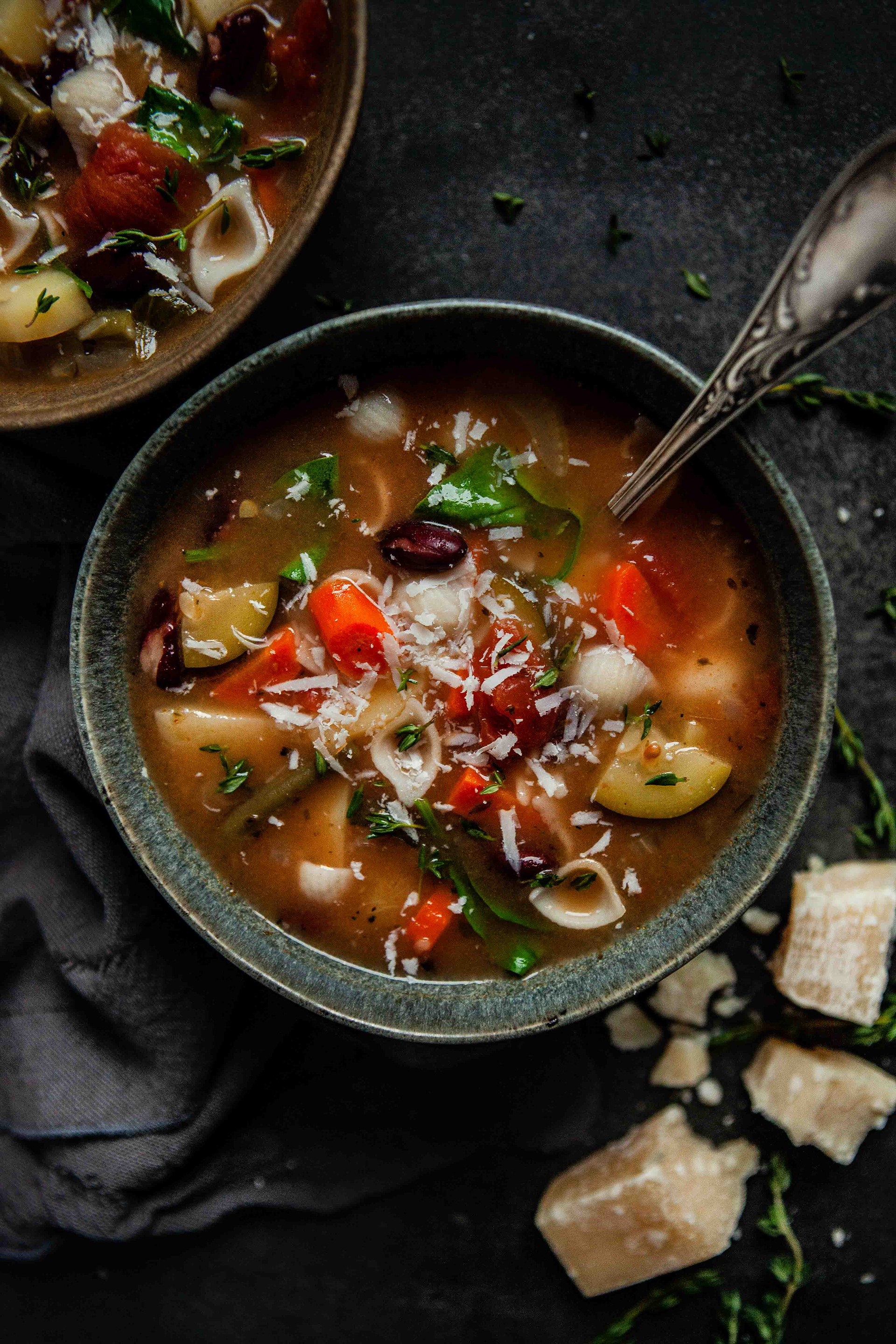 Commercial Food Photography - Minestrone Soup