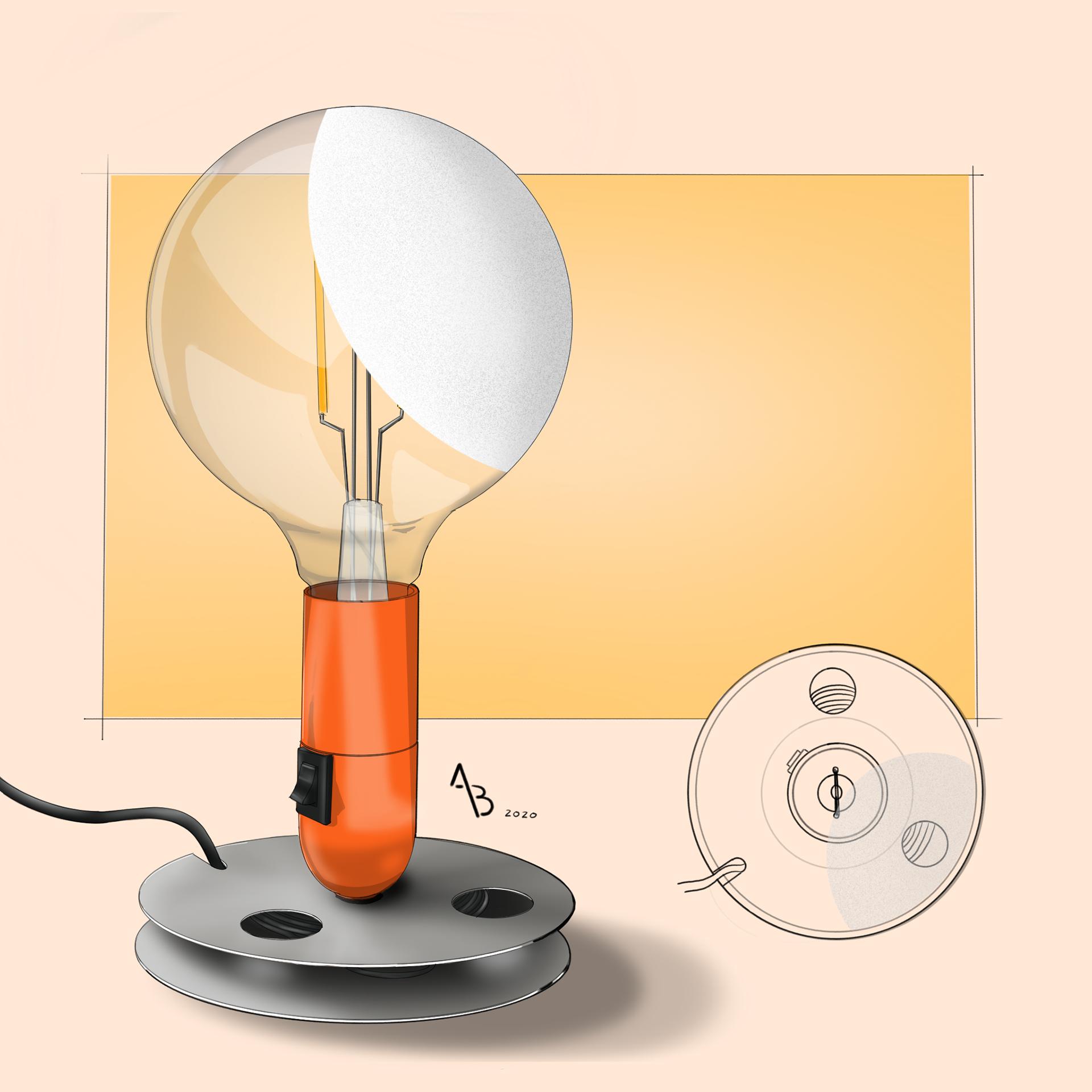 Day Fourteen: Spherical Object (Lampadina)