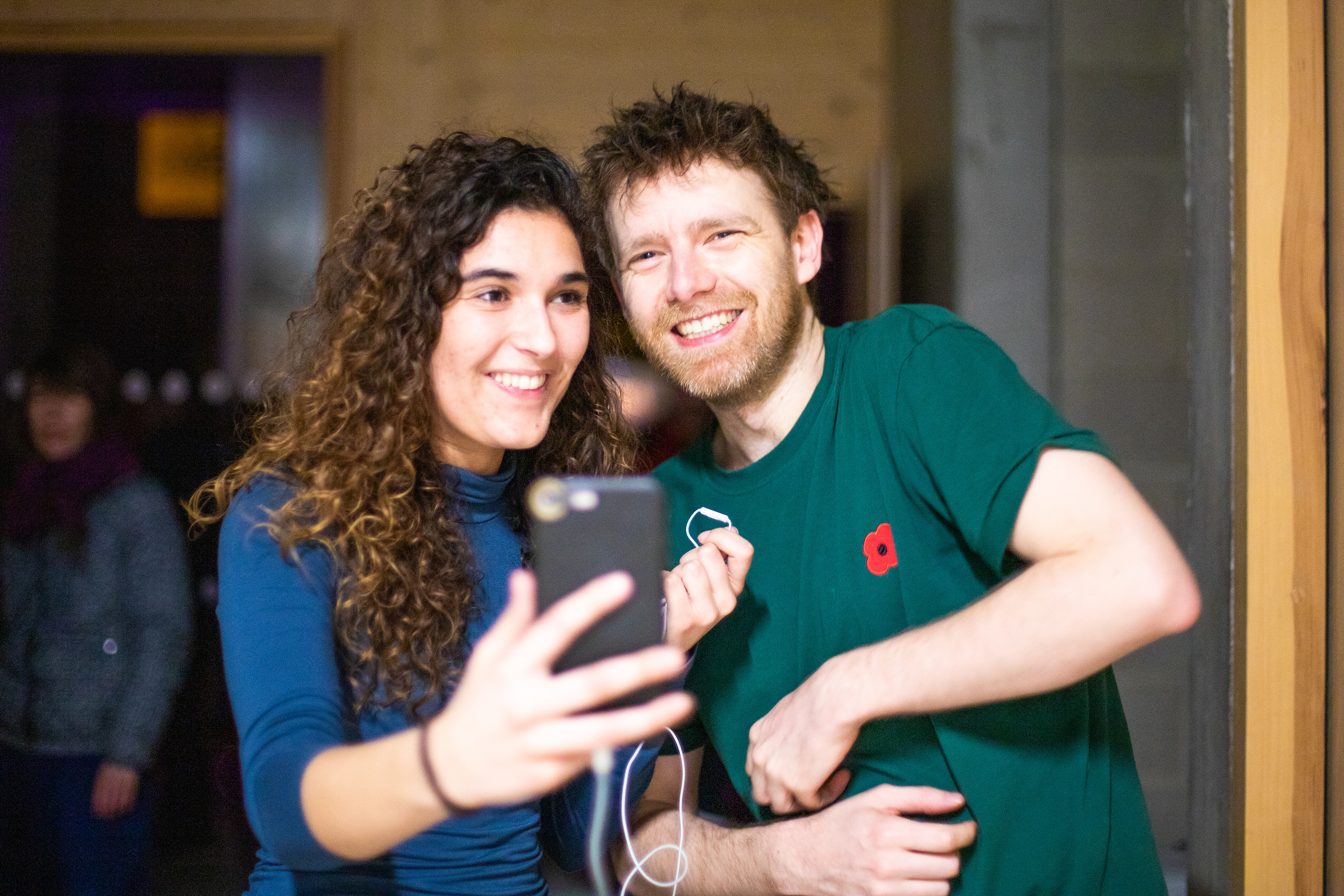 Actors Inas Chanti and Antoine Reinhardt