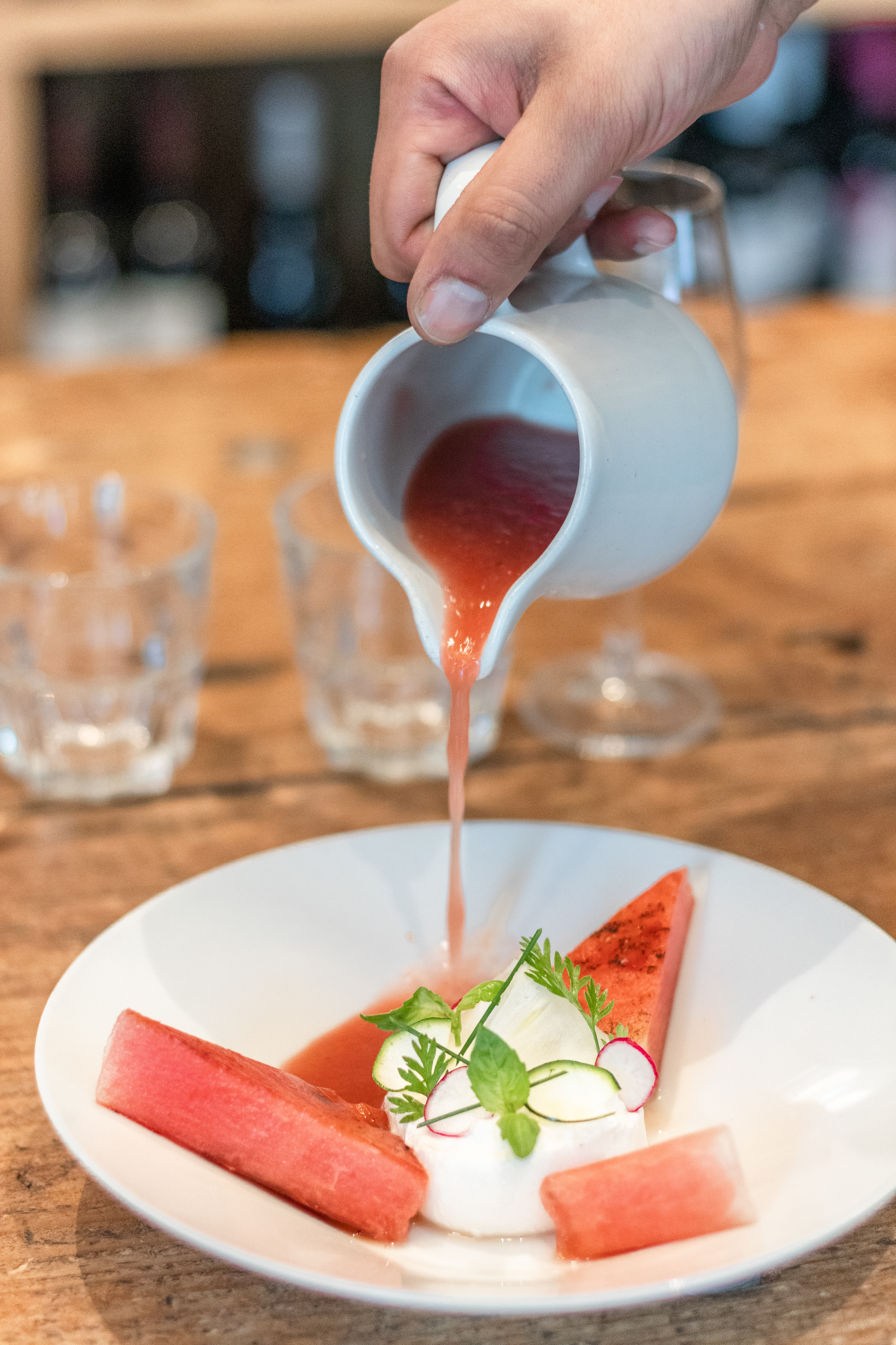Starter being served
