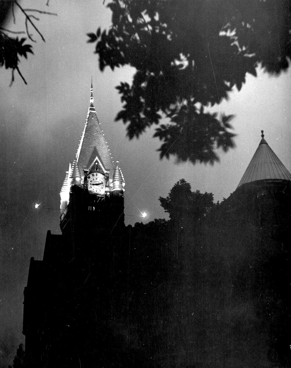 Hubert Wiebe, "Friends / Night," 1972, Photography