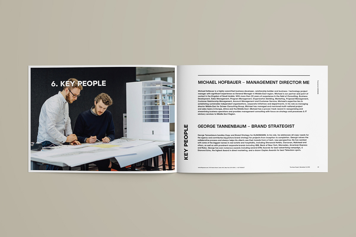 Gestaltung eines Business Proposal im Corporate Design