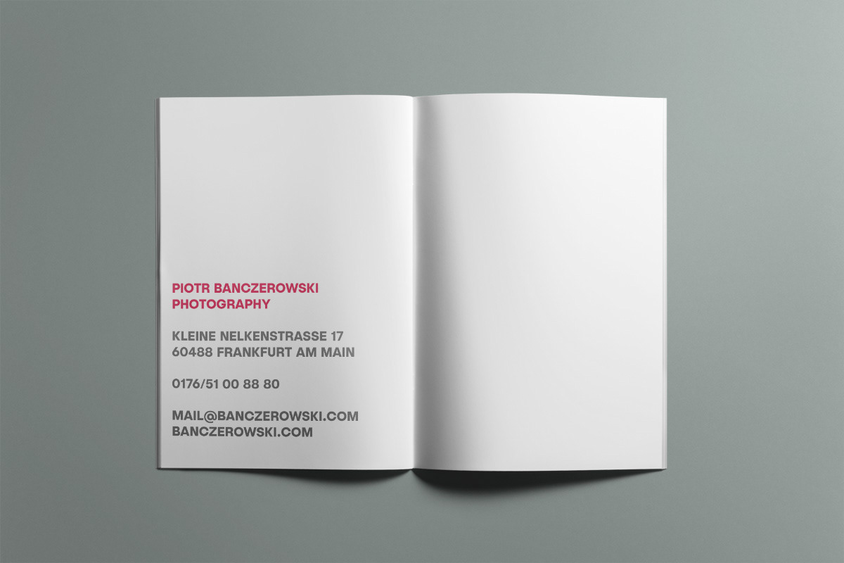 Grafik Design für eine Imagebroschüre