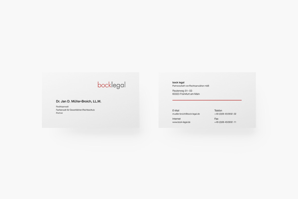 Beispiel für Corporate Design und Kanzleimarketing