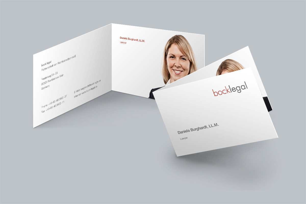 Beispiel für Corporate Design und Kanzleimarketing