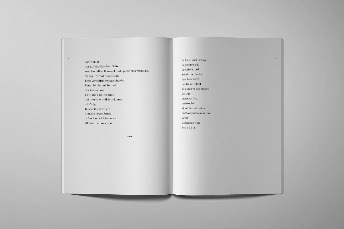 Beispiel grafische Buchgestaltung