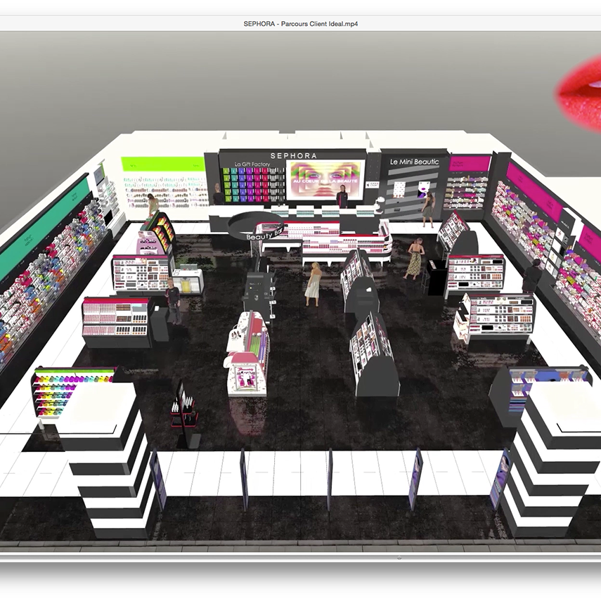 sephora store floor plan