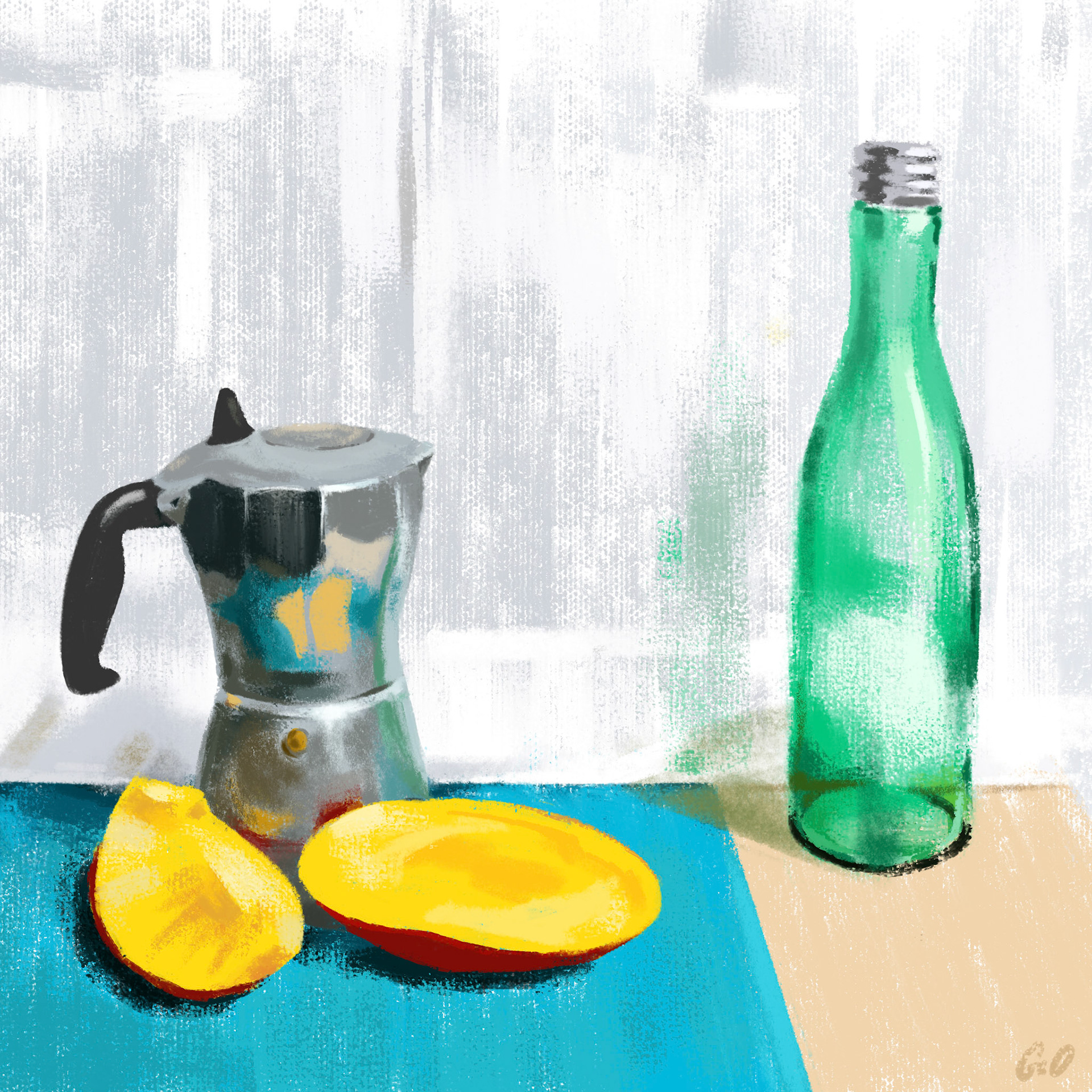 BIALETTI. Pastell digital, October 2019