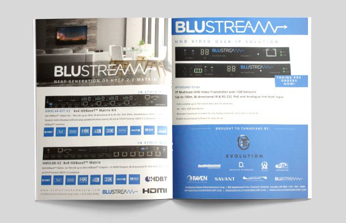 BluStream Full Page Spread Ad