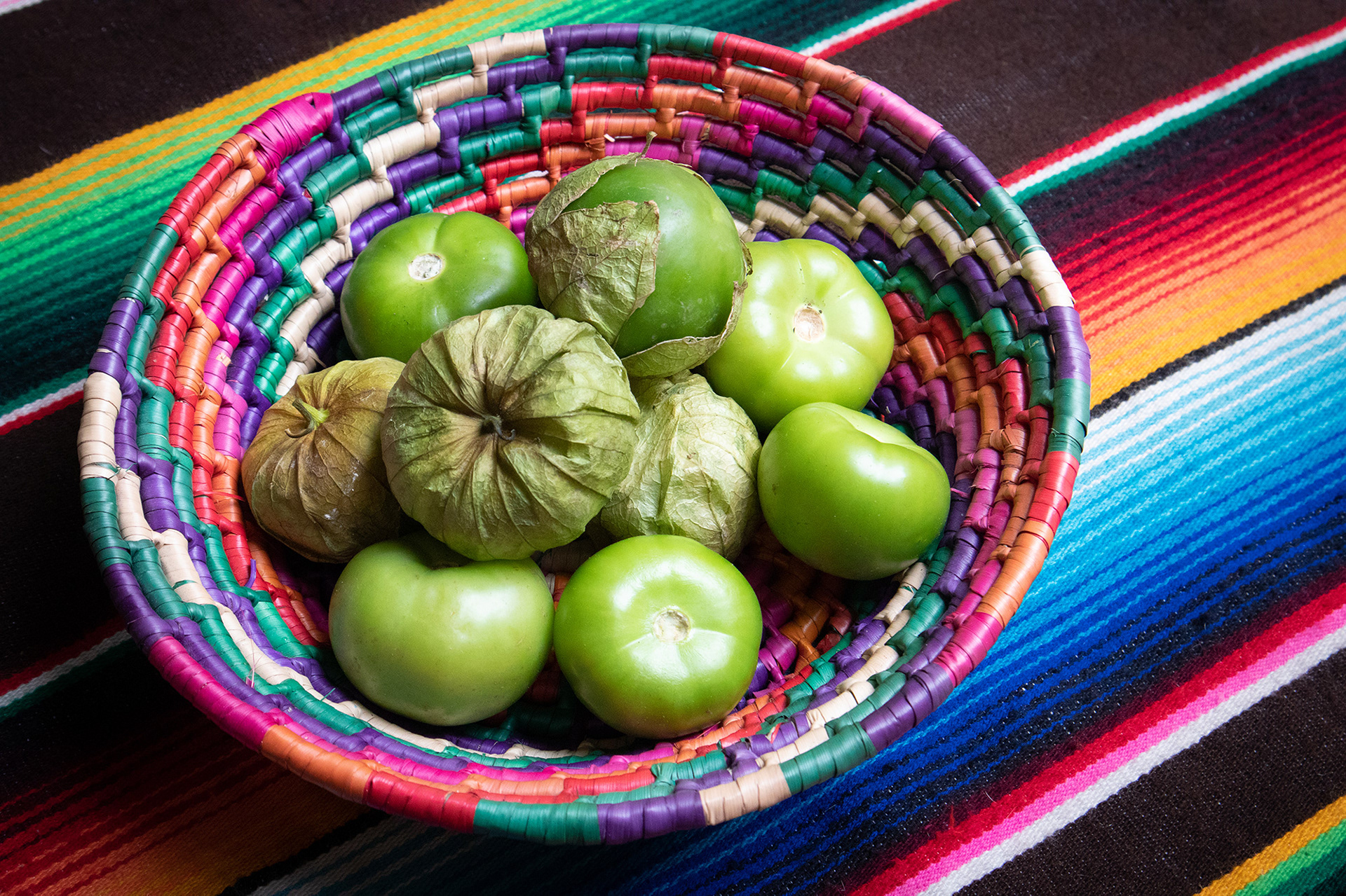 Basket of Tomatillos