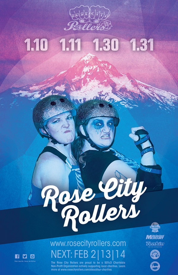 Jen McClure Designs - Rose City Rollers 2015