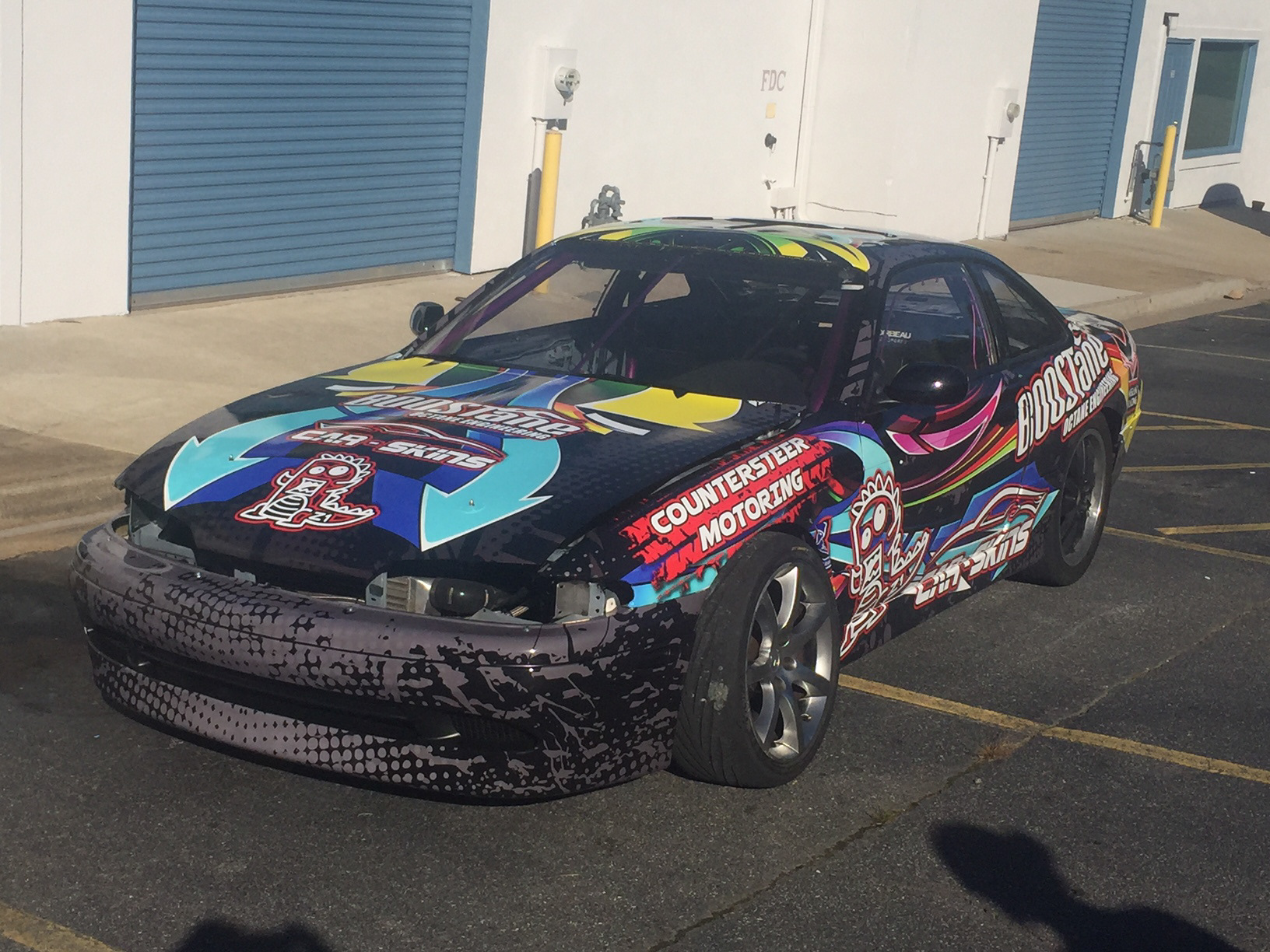 Wraptor Graphix Graphic Design for the Wrap Industry 240SX Custom Drift Car Wrap