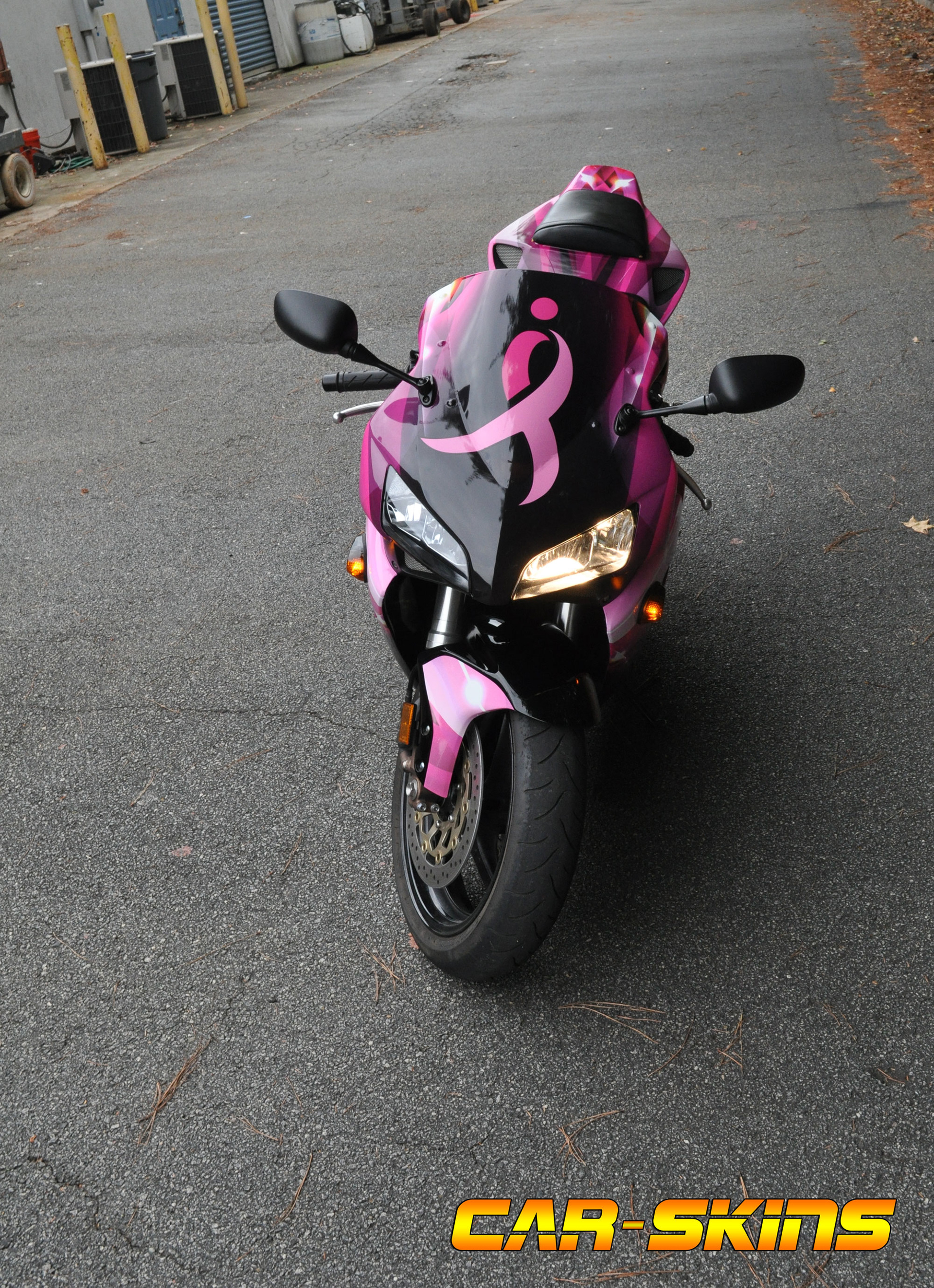 Pink Motorcycle Wrap - Vivid Wraps