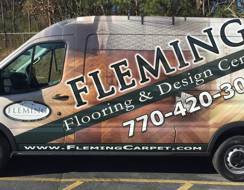 Wraptor Graphix Graphic Design For The Wrap Industry Fleming Carpet Van