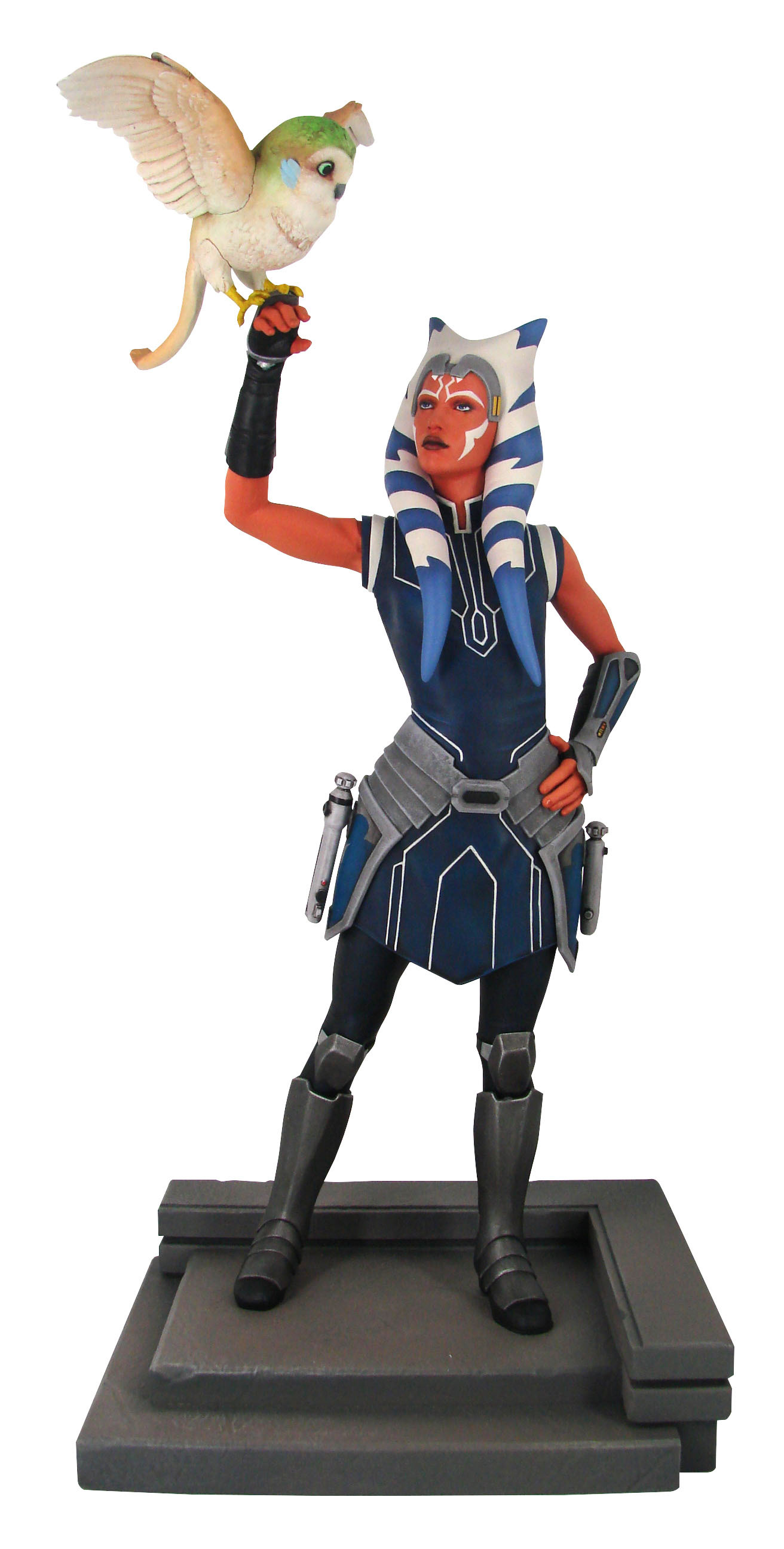 Star Wars Premier Collection Ahsoka Tano with Morai – Design, Colour.