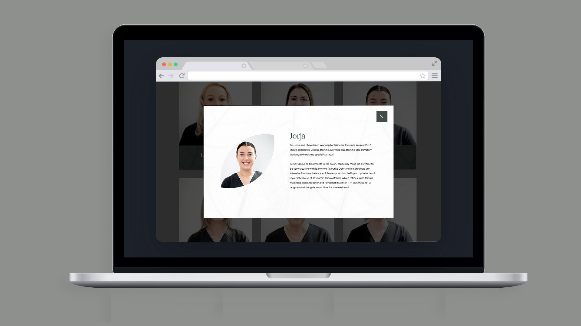 Image of website designed by FreeStyle Digital in partnership with Graphic Thinking