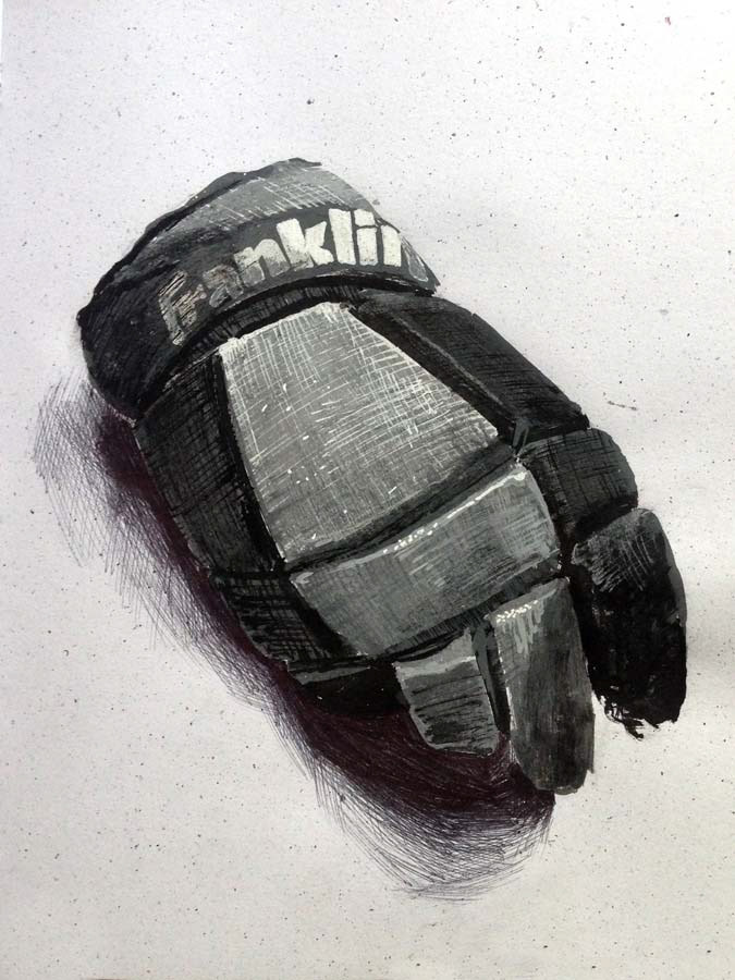 right hand bike polo glove. 07.10.2015.