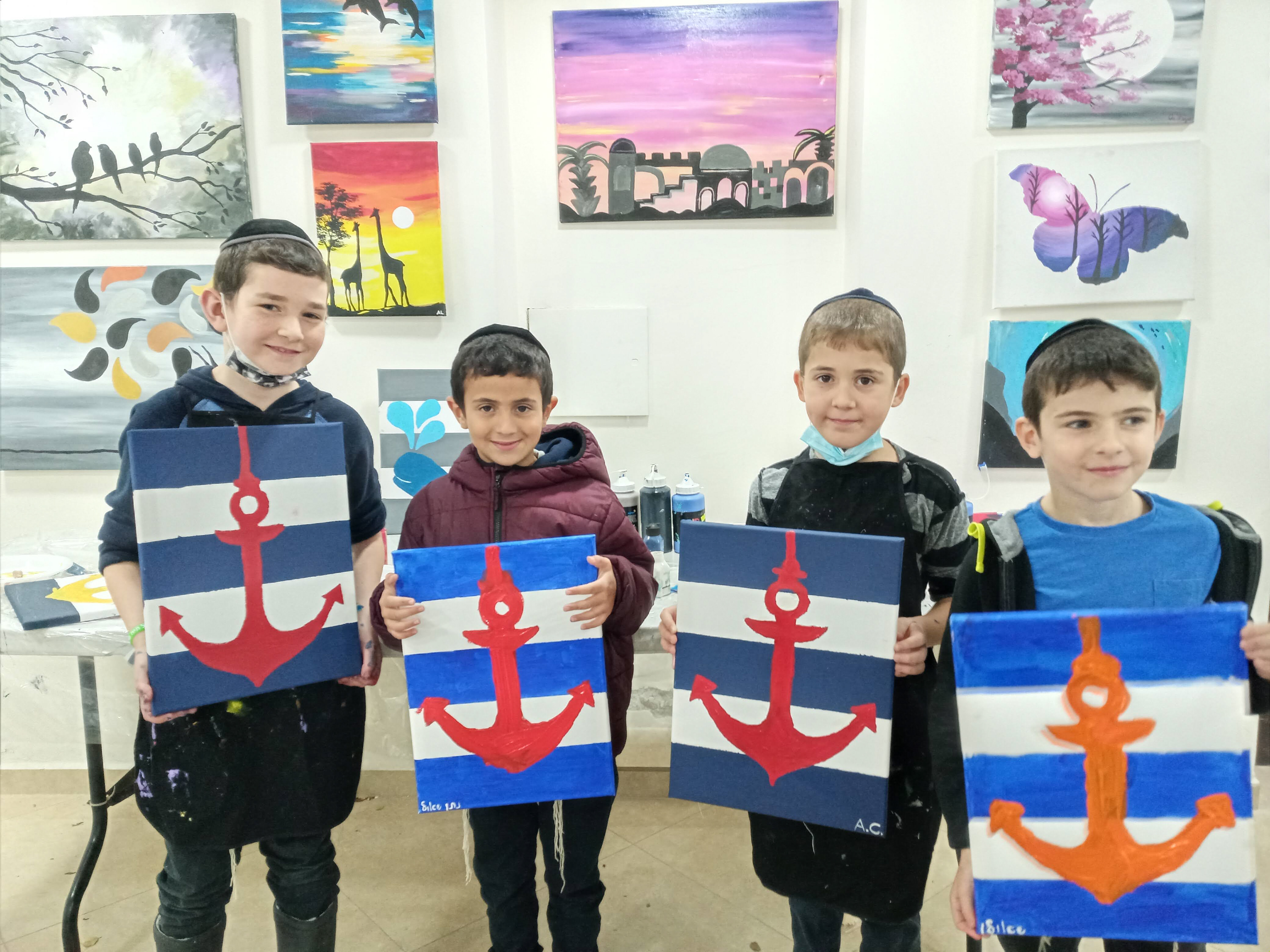 Anchors for the Boys' rooms