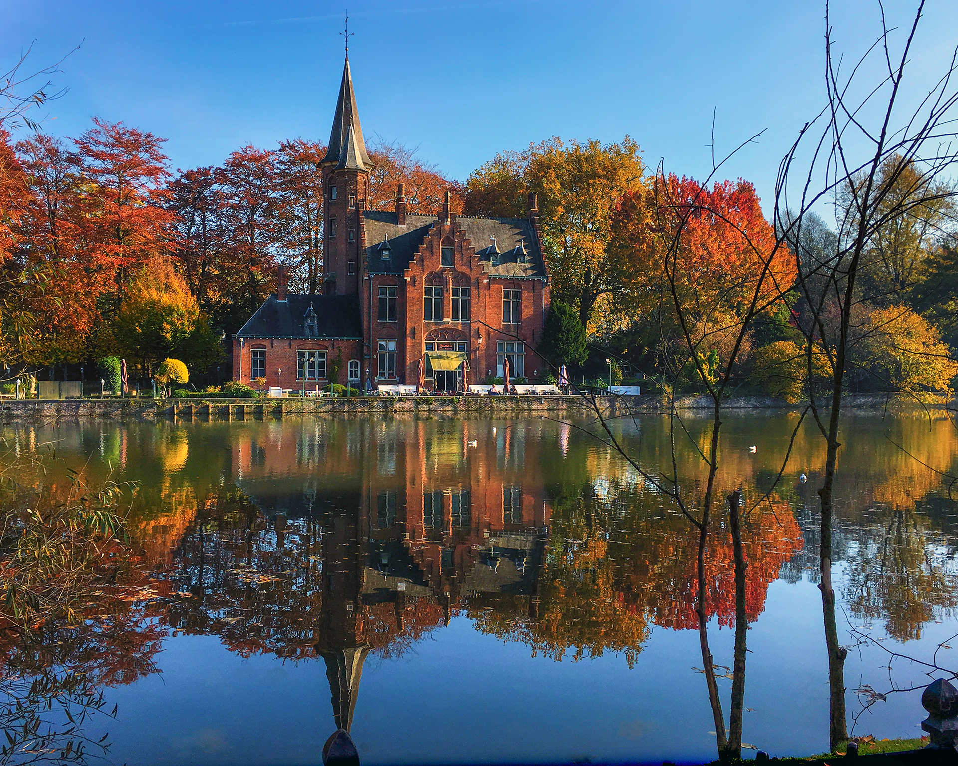 Fall Reflections - Bruges, Belgium