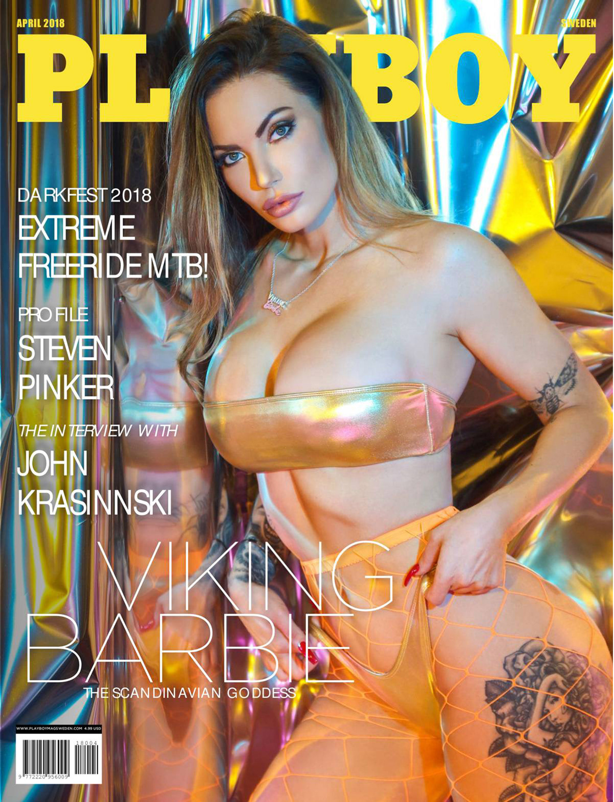 Playboy Magazine Sweden April 2018