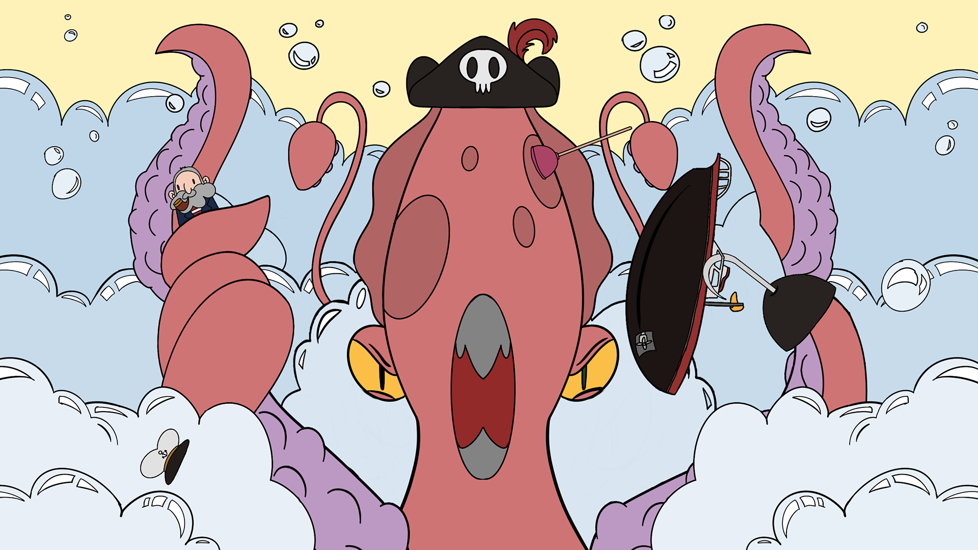 The Kraken steals The Captain