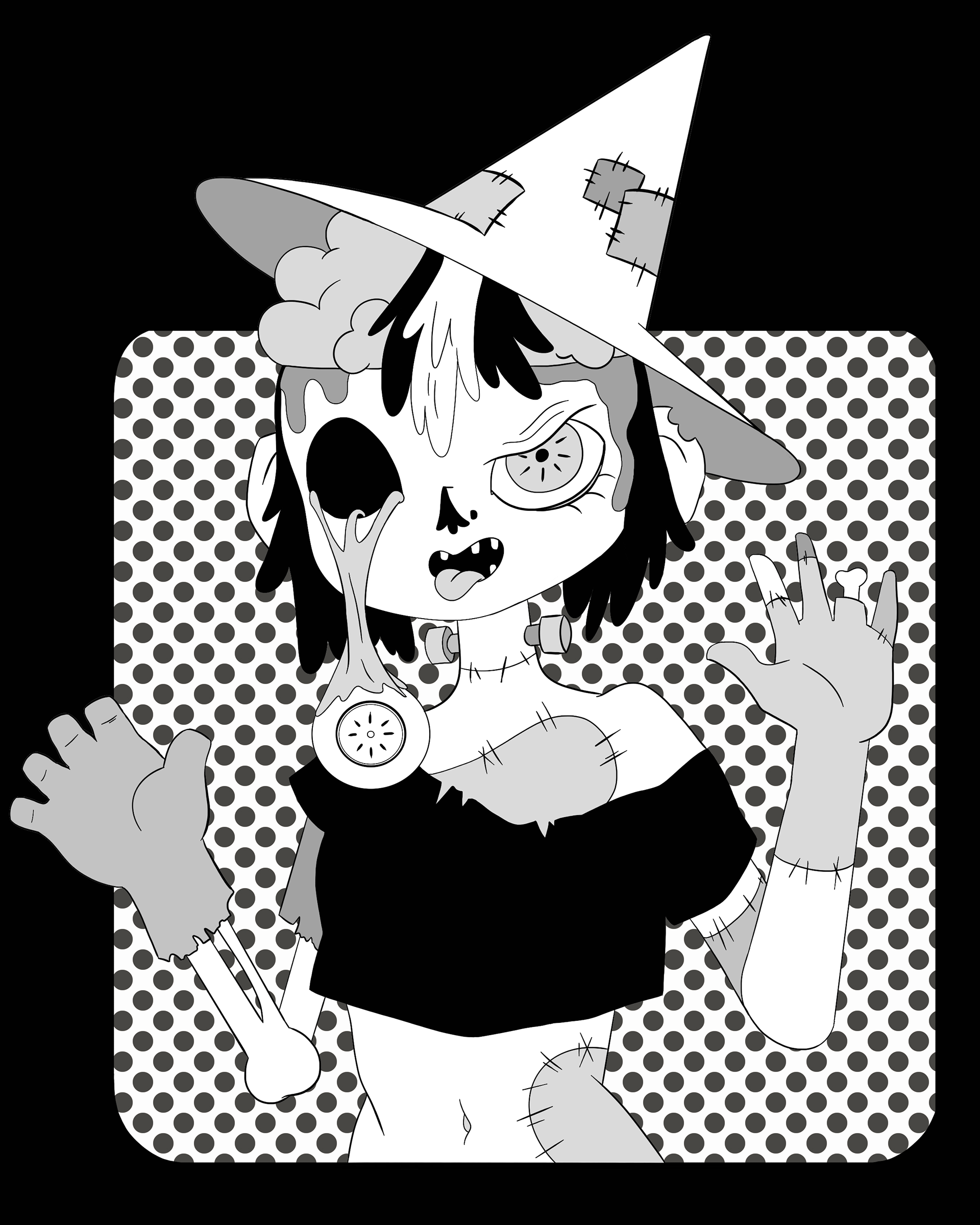 Zombie Witch (Witchtober)