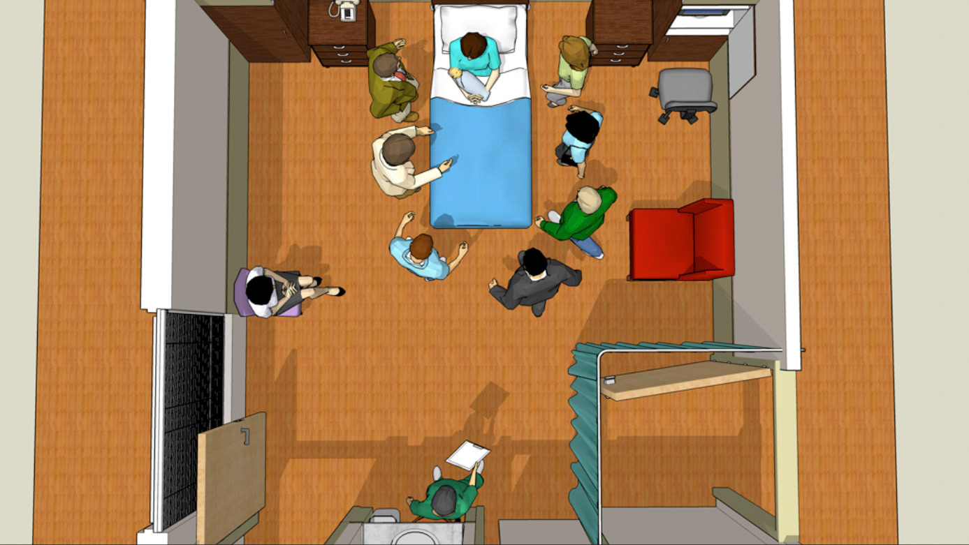 3D Illustration for medical malpractice trial