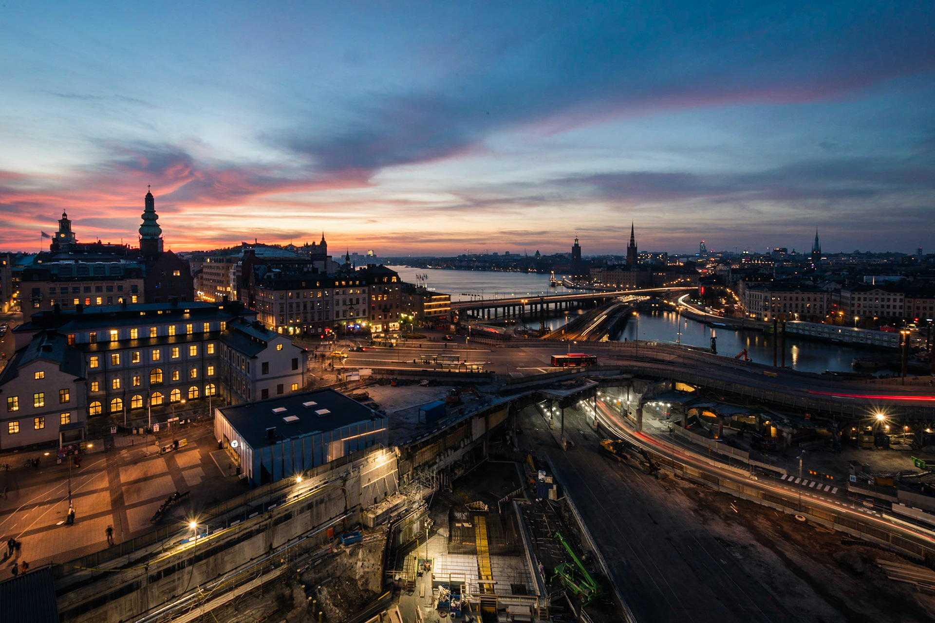 Stockholm sunset
