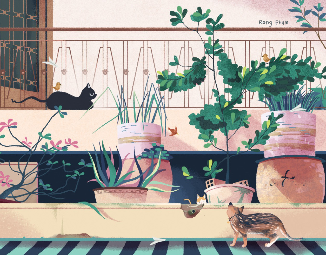 Vuon Illustration - Garden