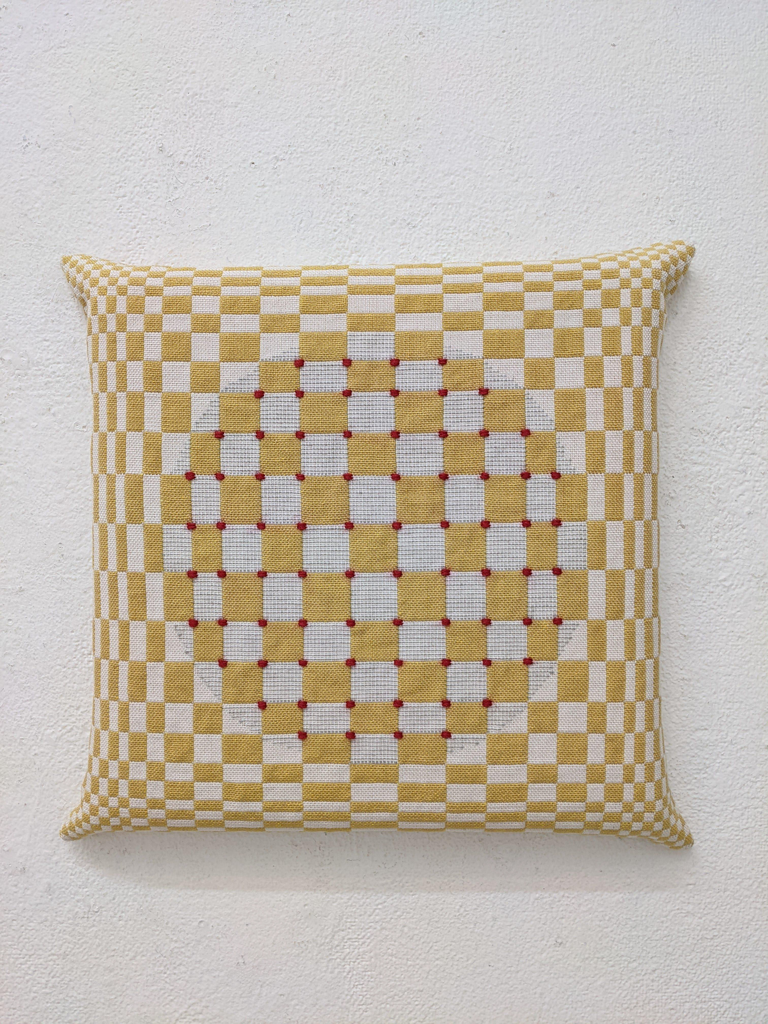 “OP weave" H.F Väv 2020 <Tapestry>タペストリー material: Linen/Cotton size: ×cm design, fabrication: Hanako Fujino / H.F Väv